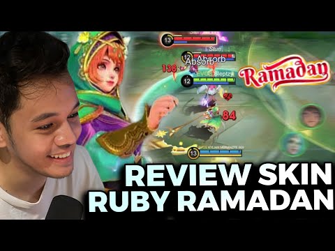 Review Skin RUBY Spesial Ramadan Dari Streamer Soft Spoken Dan Tidak Toxic!! - Mobile Legends