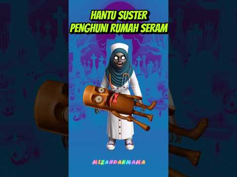 Tung tung kecil Ipin masuk rumah suster hantu sembarangan #animasi #upinipin