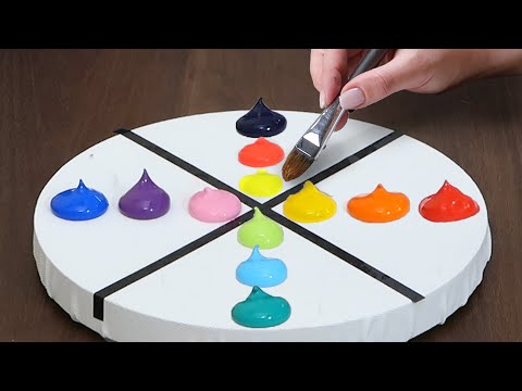 One CANVAS, Four WORLDS – Magical Gradient Painting