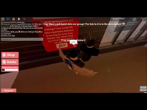 Roblox Work At Burger King Jobs Ecityworks - roblox age of kings