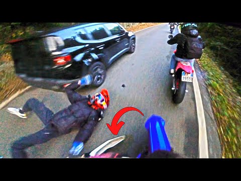 Crazy Driver RAMS Into Biker - Unexpected & Epic Motorcycle Moments - Ep. 599