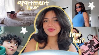 starting over again: new apartment, dyed my hair, and got a letter that changed my life | VLOG