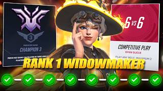 How I Carried My Placement Matches with Widowmaker in Overwatch