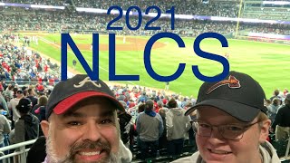 2021 NLCS Game 1 in Atlanta.  Dodgers vs Braves.  Our first post season game