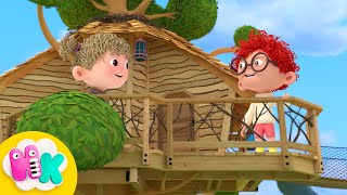 Am o Căsuță Mică în Copac 🏠 Cântecel pentru Copii cu Natură și Stele - HeyKids