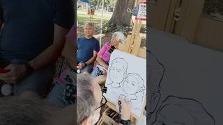 Caricatures In The Park 5 #caricatureartist #drawing #sketch