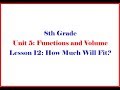 Geometry Concepts and Volume Calculations