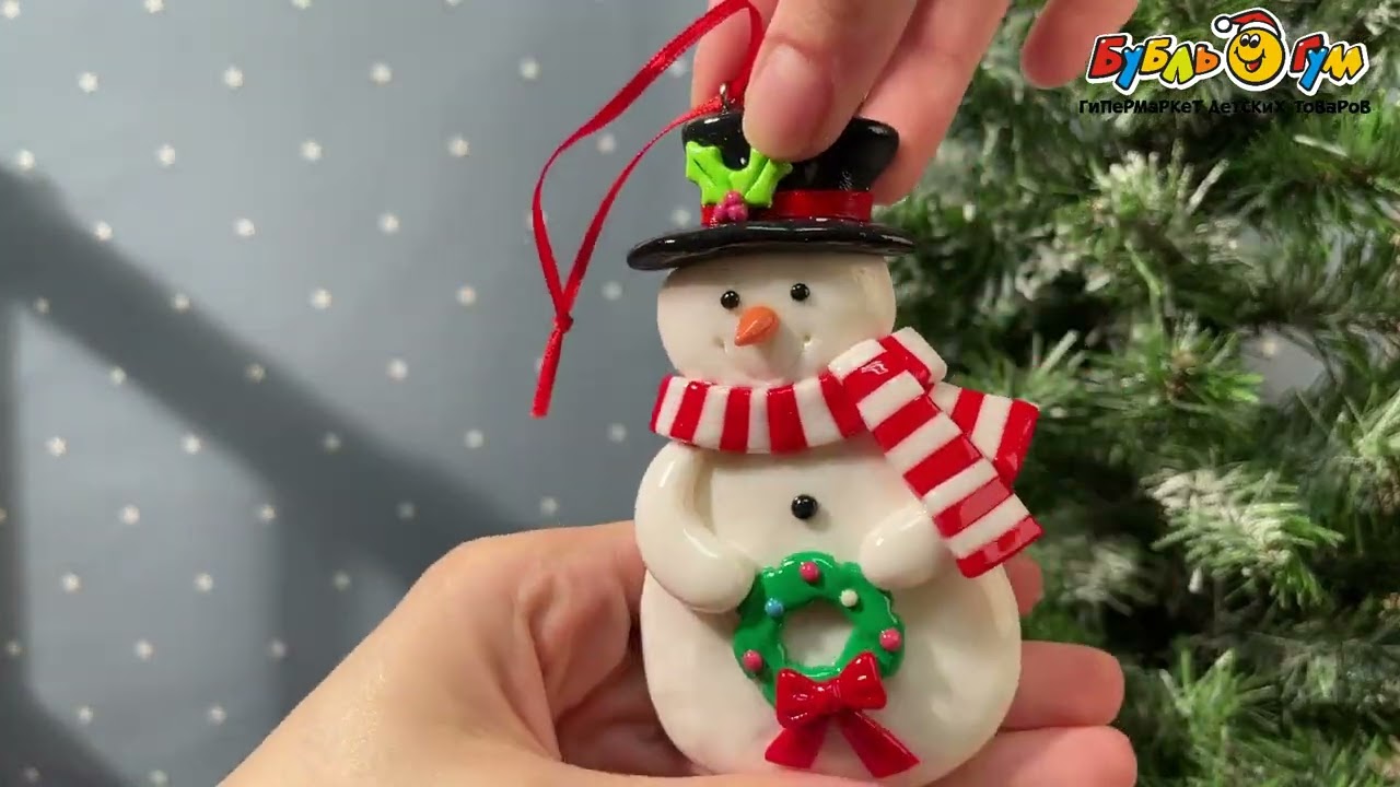 Украшение елочное Новогодние персонажи в ассортименте - видео