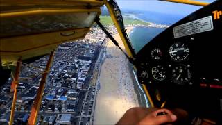 Ultralight flight over Hampton Beach