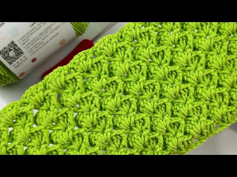 SUPER EASY & FAST Crochet Pattern for Beginners! ⚡️ ❤️ LOVELY Crochet Stitch for Baby Blanket & Bag