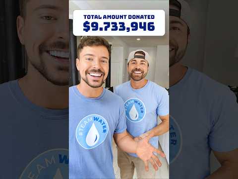 Weโve Raised $10,000,000 For #TeamWater