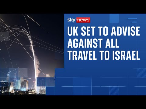 YouTube video thumbnail: UK set to Advise Against all Travel to Israel