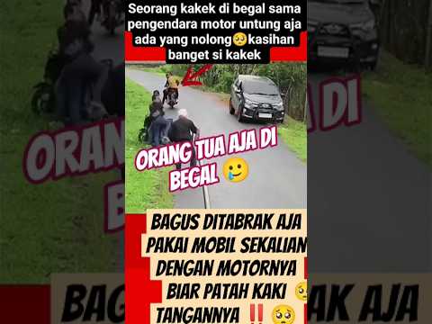 detik² begal rampok tas nya si kakek🥲 untung aja 🥺#youtubeshorts #automobile #berandafypシ