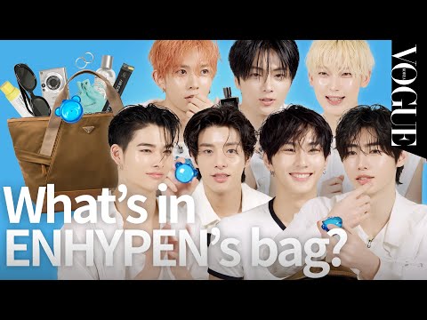 [마이보그] 엔하이픈 멤버들의 꿀피부 비결은? I MYVOGUE (소금, 꿀, 안대, 종합비타민, 립밤, 크림)