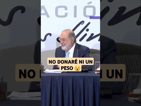 Cuando MUERA no DONARÉ 🥺 mi DINERO, sino MI TRABAJO 🤔: CARLOS SLIM 🤑
