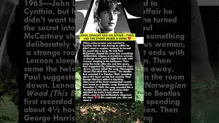 JOHN LENNON HAD AN AFFAIR—THEN HID THE STORY INSIDE A SONG 💔