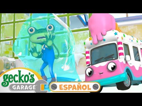 Gecko está congelado🧊❄️ | 🐸 Garaje de Gecko | Carros para niños | Vídeos educativos