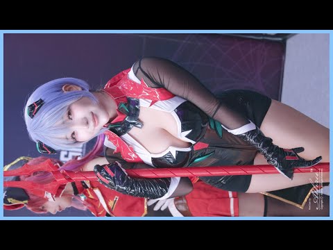 2024 지스타 에반게리온 '아야나미 레이' 코스프레 COSIS model. 윤설화 4k60p GSTAR 2024 EVANGELION 'Ayanami Rei'  인벤 inven