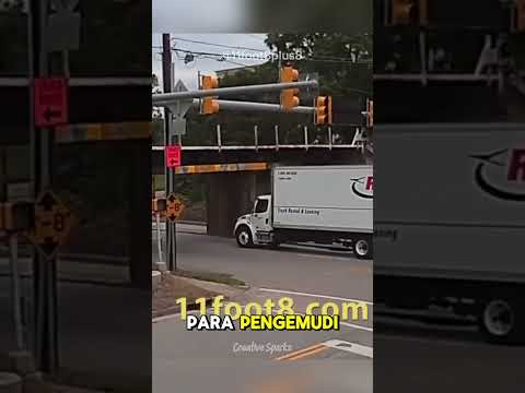 JEMBATAN INI MEMBUAT TRUK RUSAK