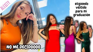 vlog - eligiendo vestido para mi graduación - no me decidoooo