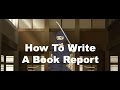 Components of a Book Report