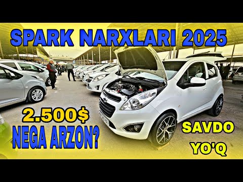 SPARK НАРХЛАРИ АВТОМАТ МEХАНИКА SPARKЛАР // SPARK NARXLARI AVTOMAT MEXANIKA NAMANGAN MOSHINA BOZORI