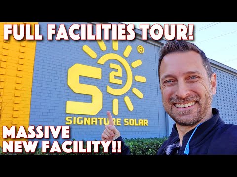 We Get To SEE IT ALL! Signature Solar Full Tour And Interview!