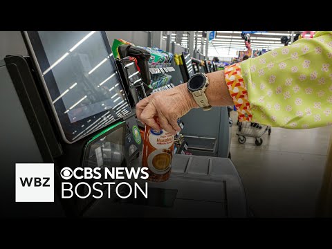 YouTube video thumbnail: Massachusetts Bill Would Limit Self-Checkouts at Grocery Stores