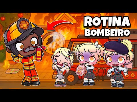 ROTINA BOMBEIRO NA ESCOLA 🔥🏫 | AVATAR WORLD ROTINAS E HISTÓRIAS PAZU