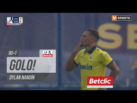 Gol Dylan Nandin Para el equipo Arouca Contra Moreirense en el minuto 90