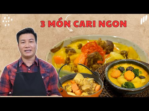 Cách nấu 3 món cà ri thơm ngon: Đơn giản, chuẩn vị, và đưa cơm!| Cùng Cháu Vào Bếp