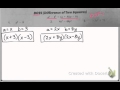 Factoring Techniques: GCF, DOTS, and Magic X