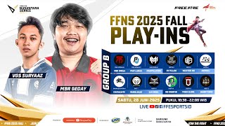 [NOBAR] Playins Group B | FFNS 2025 Fall
