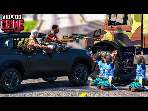 GTA V : VIDA DO CRIME - CV DEU PREJUIZO NO PEIXAO 🐟 PEGAMOS A CARGA DO TCP - EP.97