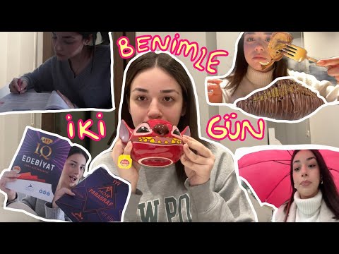 BENİMLE İKİ GÜN👯‍♀️ | YKS DERS VLOG | sosyal hayatımla dersleri nasıl dengeliyorum🎡