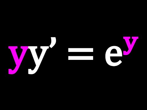 A Differential Equation With A Special Function