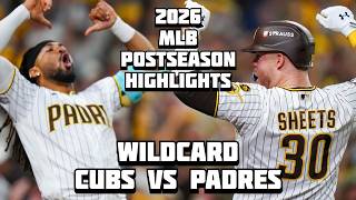 Chicago Cubs vs San Diego Padres | Wild Card | 2026 MLB Postseason Highlights