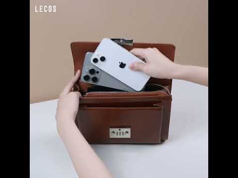 Túi clutch nam cao cấp da thật LECOS - LC10