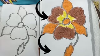 رسمت وردة بطريقة جديدة وجميلة بصلصال الفوم تحفه | نفسي الفيديو يطلع تريند يا بشر 😂♥️