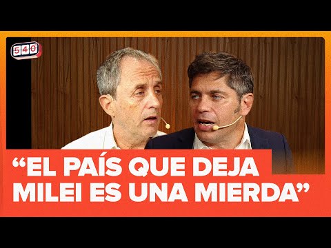 Axel Kicillof con Ernesto Tenembaum: “Milei quiere ser Perú"