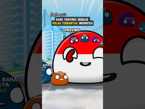Rank Provinsi dengan Pulau Terbanyak