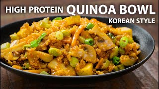 KOREAN STYLE QUINOA Recipe | Easy Vegetarian and Vegan Meals | Quinoa recipes