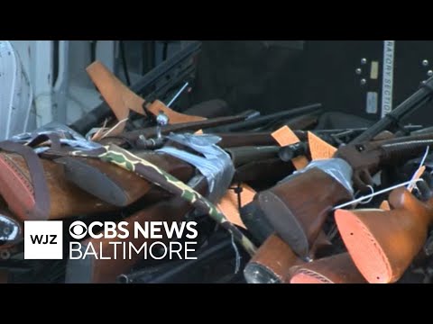 YouTube video thumbnail: Archdiocese of Baltimore Collect 410 Guns During buy Back Program