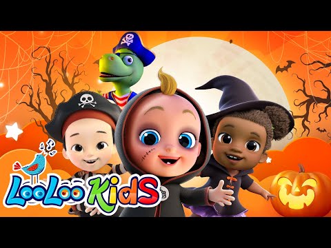 Knock Knock, Trick Or Treat?  (Official Video)  - S5EP03 - Halloween Kids Songs - LooLoo Kids