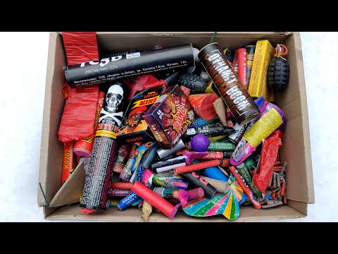 ✅🔥PYROTECHNICS / FIRECRACKER IN SNOW ❄️Взял Большой ящик с Петардами и пошел ВЗРЫВАТЬ 🔥 Мои ПЕТАРДЫ