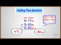 Adding and Subtracting Time Durations