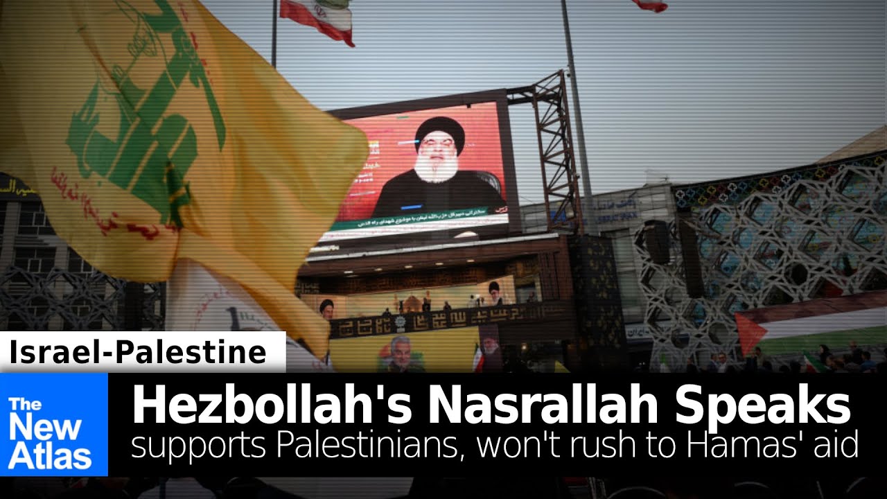 Hezbollah Leader Nasrallah Speaks: Supports Palestinians, Won't Rush to Hamas' Aid