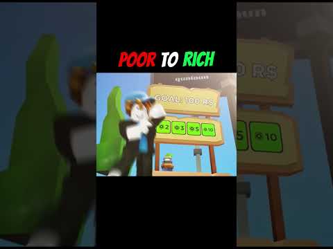 Bacon goes from Poor to Rich 🤑 #roblox #viral