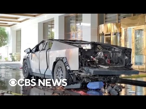 YouTube video thumbnail: Las Vegas Police Release Report on Cybertruck Explosion
