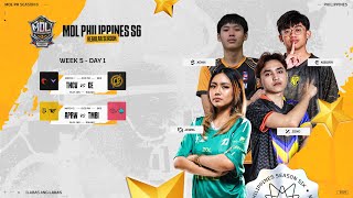 🔴 LIVE | MDL PH S6 | FILIPINO - Week 5 Day 1